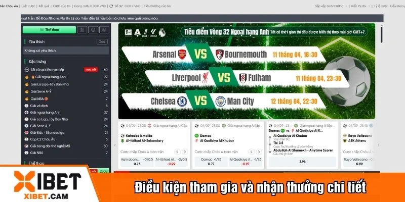 Bet thủ cần làm theo quy định nạp thể thao lần đầu thưởng 100%