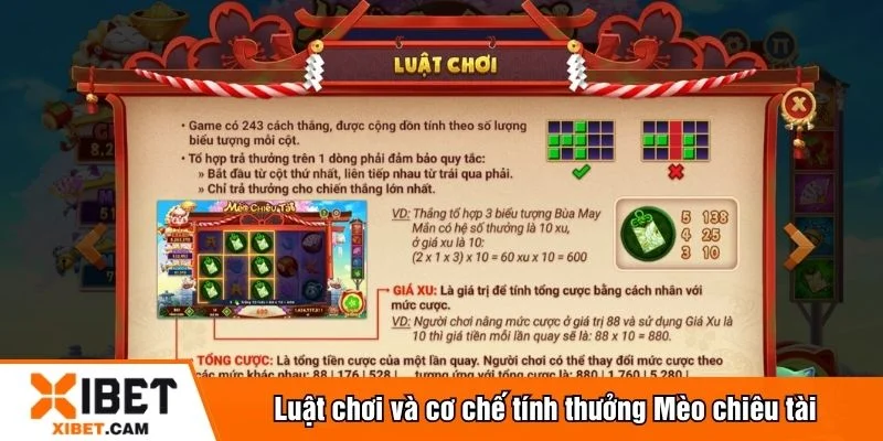Trò chơi mèo chiêu tài dễ hiểu cho tân thủ
