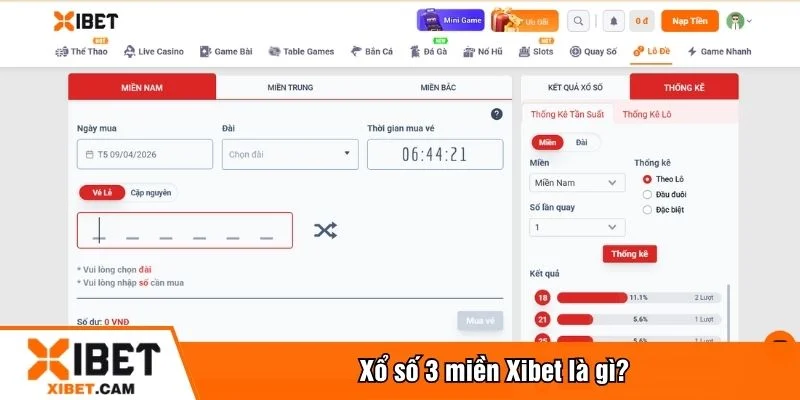 Xổ số 3 miền Xibet là hình thức quay số quen thuộc