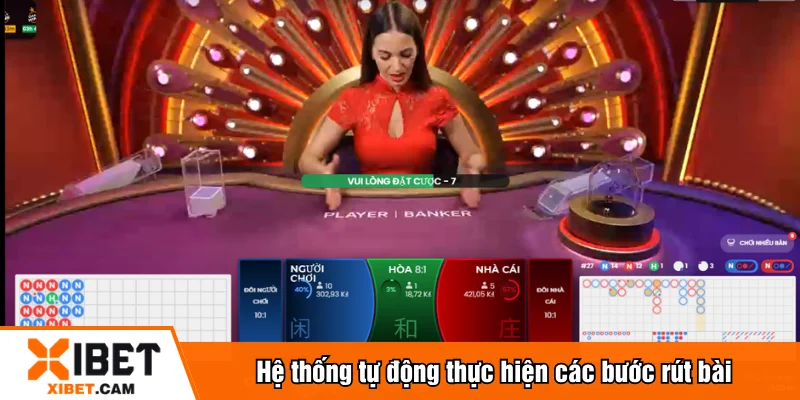Hệ thống tự động thực hiện các bước rút bài