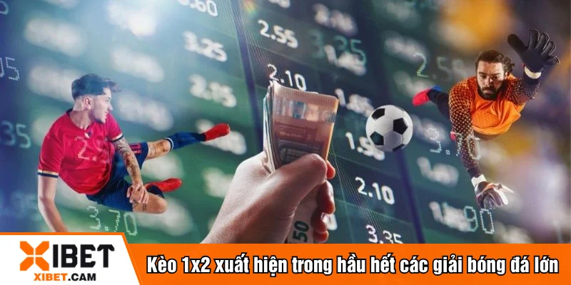 Kèo 1x2 xuất hiện trong hầu hết các giải bóng đá lớn