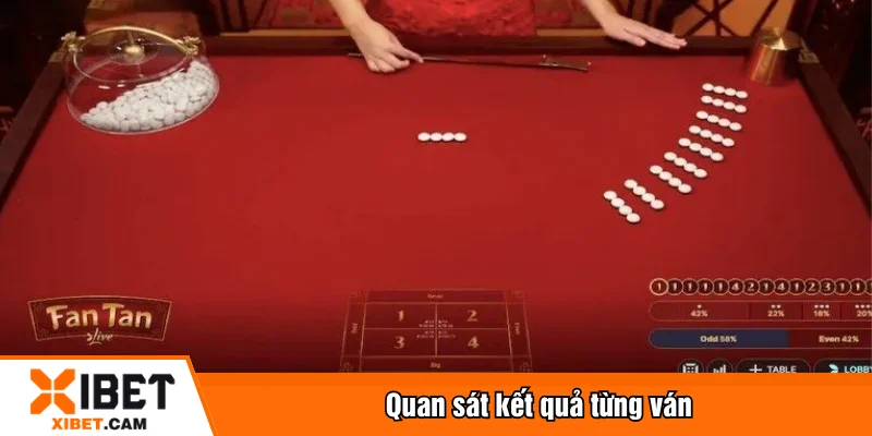 Quan sát kết quả từng ván