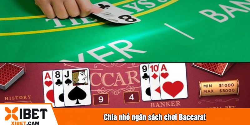Chia nhỏ ngân sách chơi Baccarat